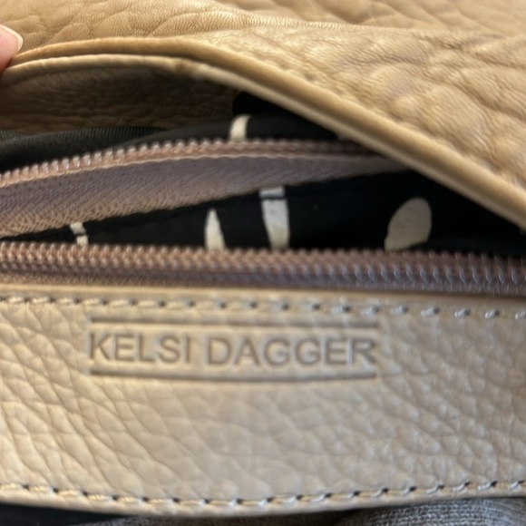 Kelsi Dagger Taupe Hobo Leather Bag
 Calf Leather Hobo Bag - Picture 8 of 15